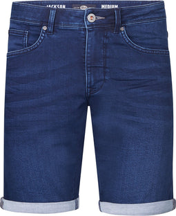 Petrol Industries - Heren Jackson Stretch Denim Short Sailfish - Blauw - Maat XXL