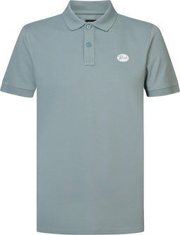 Petrol Industries - Heren Klassieke polo - Blauw - Maat S