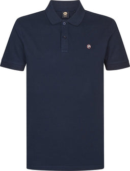 Petrol Industries - Heren Klassieke Polo Dolphin - Blauw - Maat L