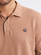 Petrol Industries - Heren Klassieke Polo Dolphin - Bruin - Maat M