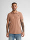 Petrol Industries - Heren Klassieke Polo Dolphin - Bruin - Maat XL