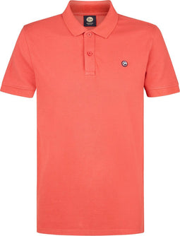 Petrol Industries - Heren Klassieke Polo Dolphin - Roze - Maat S