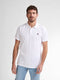 Petrol Industries - Heren Klassieke Polo Dolphin - Wit - Maat L