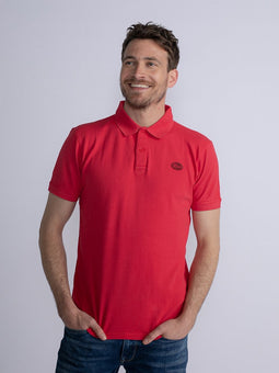 Petrol Industries - Heren Klassieke polo - Rood - Maat S