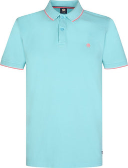 Petrol Industries - Heren Klassieke Polo Wave - Blauw - Maat XXL
