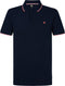 Petrol Industries - Heren Klassieke Polo Wave - Blauw - Maat XXL