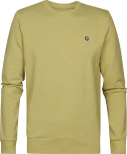 Petrol Industries - Heren Logo Sweater Seaviewpark - Groen - Maat M