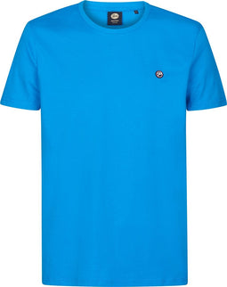 Petrol Industries - Heren Logo T-shirt Windward - Blauw - Maat S