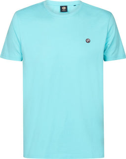 Petrol Industries - Heren Logo T-shirt Windward - Blauw - Maat XXXL