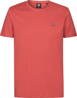 Petrol Industries - Heren Logo T-shirt Windward - Roze - Maat XXL
