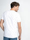 Petrol Industries - Heren Mini Fish T-Shirt - Wit - Maat L