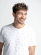 Petrol Industries - Heren Mini Fish T-Shirt - Wit - Maat L