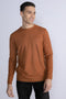 Petrol Industries - Heren Ribgebreide Trui Crest Hill - Bruin - Maat XXXL