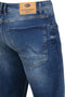 Petrol Industries - Heren Russel Regular Tapered Fit Jeans - Blauw - Maat W31L32