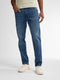 Petrol Industries - Heren Russel Regular Tapered Fit Jeans - Blauw - Maat W28L32