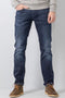 Petrol Industries - Heren Russel Regular Tapered Fit Jeans - Blauw - Maat W38L34