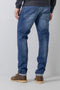 Petrol Industries - Heren Russel Regular Tapered Fit Jeans - Blauw - Maat W31L32