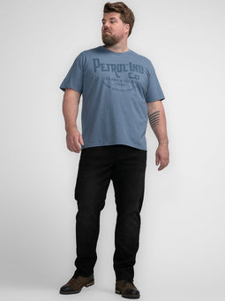 Petrol Industries - Heren Russel Regular Tapered Fit Jeans - Zwart - Maat W34L30