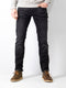 Petrol Industries - Heren Russel Regular Tapered Fit Jeans - Zwart - Maat W28L32