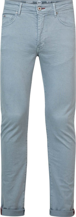Petrol Industries - Heren Seaham Coloured Slim Fit Jeans - Blauw - Maat W28L34