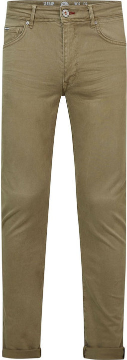 Petrol Industries - Heren Seaham Coloured Slim Fit Jeans - Bruin - Maat W29L34