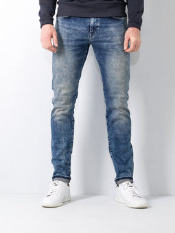 Petrol Industries - Heren Seaham Slim Fit Jeans - Blauw - Maat W28L34