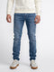 Petrol Industries - Heren Seaham Slim Fit Jeans - Blauw - Maat W28L34