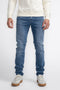 Petrol Industries - Heren Seaham Slim Fit Jeans - Blauw - Maat W29L34