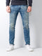 Petrol Industries - Heren Seaham Slim Fit Jeans - Blauw - Maat W29L34