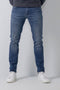 Petrol Industries - Heren Seaham Slim Fit Jeans - Blauw - Maat W38L34