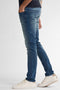 Petrol Industries - Heren Seaham Slim Fit Jeans Everglades - Blauw - Maat W34L32
