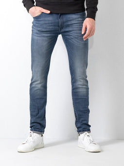 Petrol Industries - Heren Seaham Slim Fit Jeans - Zwart/Blauw - Maat W29L32