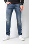 Petrol Industries - Heren Seaham Slim Fit Jeans - Zwart/Blauw - Maat W29L34