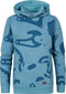 Petrol Industries - Jongens All-Over Print Hoodie Palatine - Blauw - Maat 92