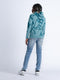 Petrol Industries - Jongens All-Over Print Hoodie Palatine - Blauw - Maat 92