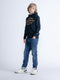 Petrol Industries - Jongens Artwork Hoodie Schaumburg - Blauw - Maat 140
