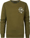 Petrol Industries - Jongens Artwork Sweater Elmhurst - Groen - Maat 140
