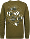 Petrol Industries - Jongens Artwork Sweater Elmhurst - Groen - Maat 140