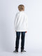 Petrol Industries - Jongens Artwork Sweater Wheaton - Wit - Maat 116