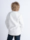 Petrol Industries - Jongens Artwork Sweater Wheaton - Wit - Maat 116