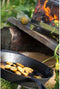 Petromax fp40-t, skillet, 40 cm, pan met steel, gietijzer, zwart