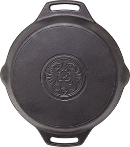 Petromax fp40h-t, skillet, 40 cm, pan met handgrepen, gietijzer, zwart