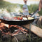 Petromax fp40h-t, skillet, 40 cm, pan met handgrepen, gietijzer, zwart