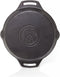 Petromax fp40h-t, skillet, 40 cm, pan met handgrepen, gietijzer, zwart