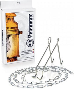 Petromax ophangbeugel / hanger stormlantaarn - staal - chroom