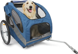 PetSafe Happy Ride Aluminium Dog Bicycle Trailer - Hondenfietskar - Lichtgewicht - Large in de kleur Rood