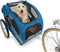 PetSafe Happy Ride Aluminium Dog Bicycle Trailer - Hondenfietskar - Lichtgewicht - Large in de kleur Rood