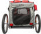 PetSafe Happy Ride Aluminium Dog Bicycle Trailer - Hondenfietskar - Lichtgewicht - Medium in de kleur Rood - Large in de kleur Blauw - Medium Rood