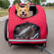 PetSafe Happy Ride Aluminium Dog Bicycle Trailer - Hondenfietskar - Lichtgewicht - Medium in de kleur Rood - Large in de kleur Blauw - Medium Rood
