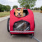 PetSafe Happy Ride Aluminium Dog Bicycle Trailer - Hondenfietskar - Lichtgewicht - Medium in de kleur Rood - Large in de kleur Blauw - Medium Rood